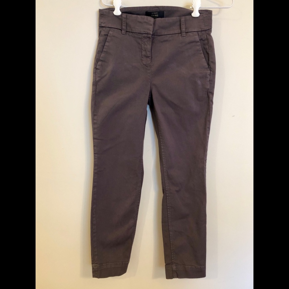 J. Crew Gray Size 2 Soft Skinny Chino
